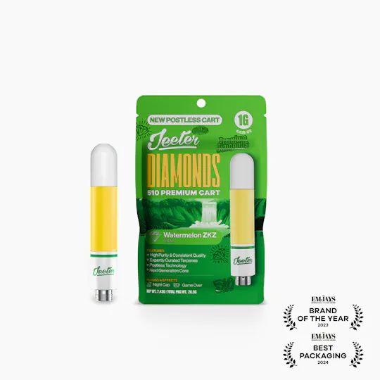 Jeeter - Jeeter | Watermelon ZKZ | Diamonds 510 Premium Cartridge | 1g - 1