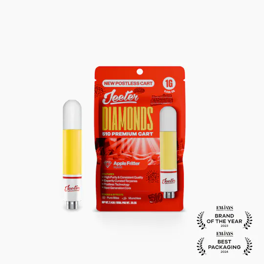 Jeeter - Jeeter | Apple Fritter | Diamonds 510 Premium Cartridge | 1g - 1