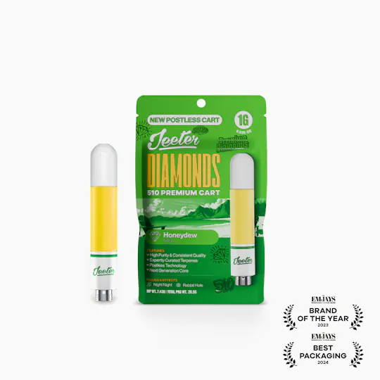 Jeeter - Jeeter | Honeydew | Diamonds 510 Premium Cartridge | 1g - 1