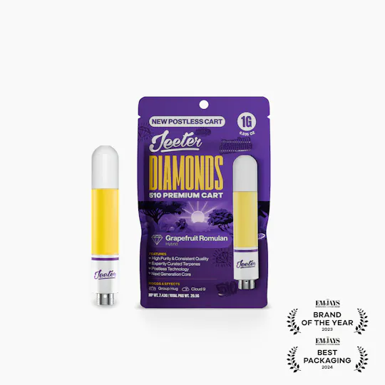 Jeeter - Jeeter | Grapefruit Romulan | Diamonds 510 Premium Cartridge | 1g - 1