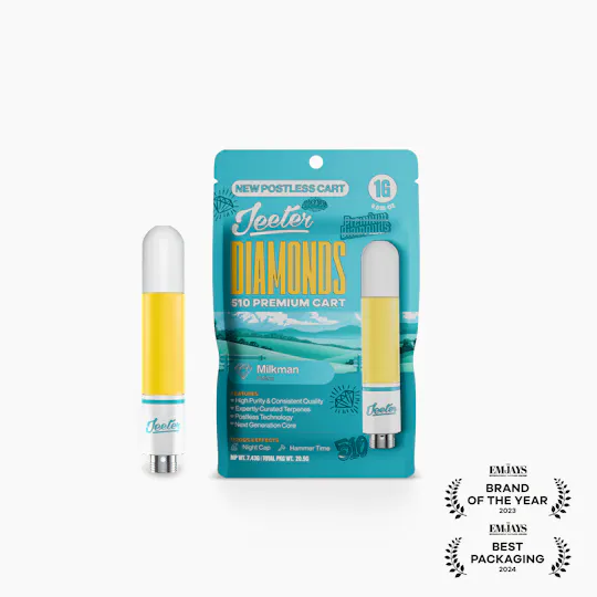Jeeter - Jeeter | Milkman | Diamonds 510 Premium Cartridge | 1g - 1