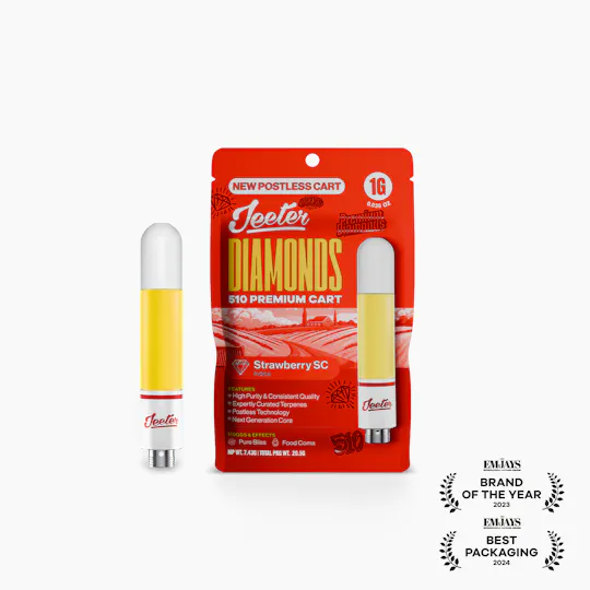 Jeeter - Jeeter | Strawberry SC | Diamonds 510 Premium Cartridge | 1g - 1
