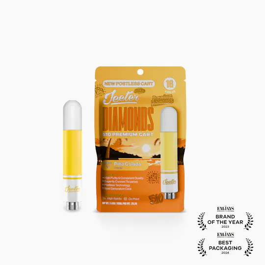 Jeeter - Jeeter | Pina Colada | Diamonds 510 Premium Cartridge | 1g - 1