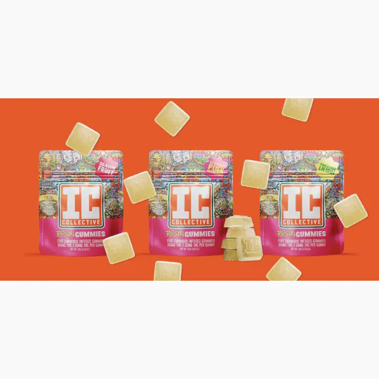 IC Collective - IC Collective | Raspberry Jam Sesh Rosin Gummies | 20mg each | 5pk - 1