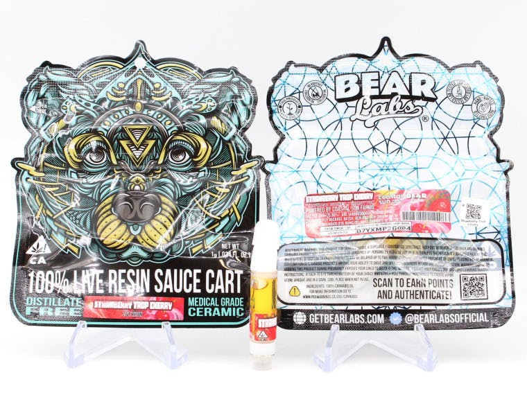 Bear Labs - BEAR Labs - Strawberry Trop Cherry - 510 Threaded - Cartridge - 1