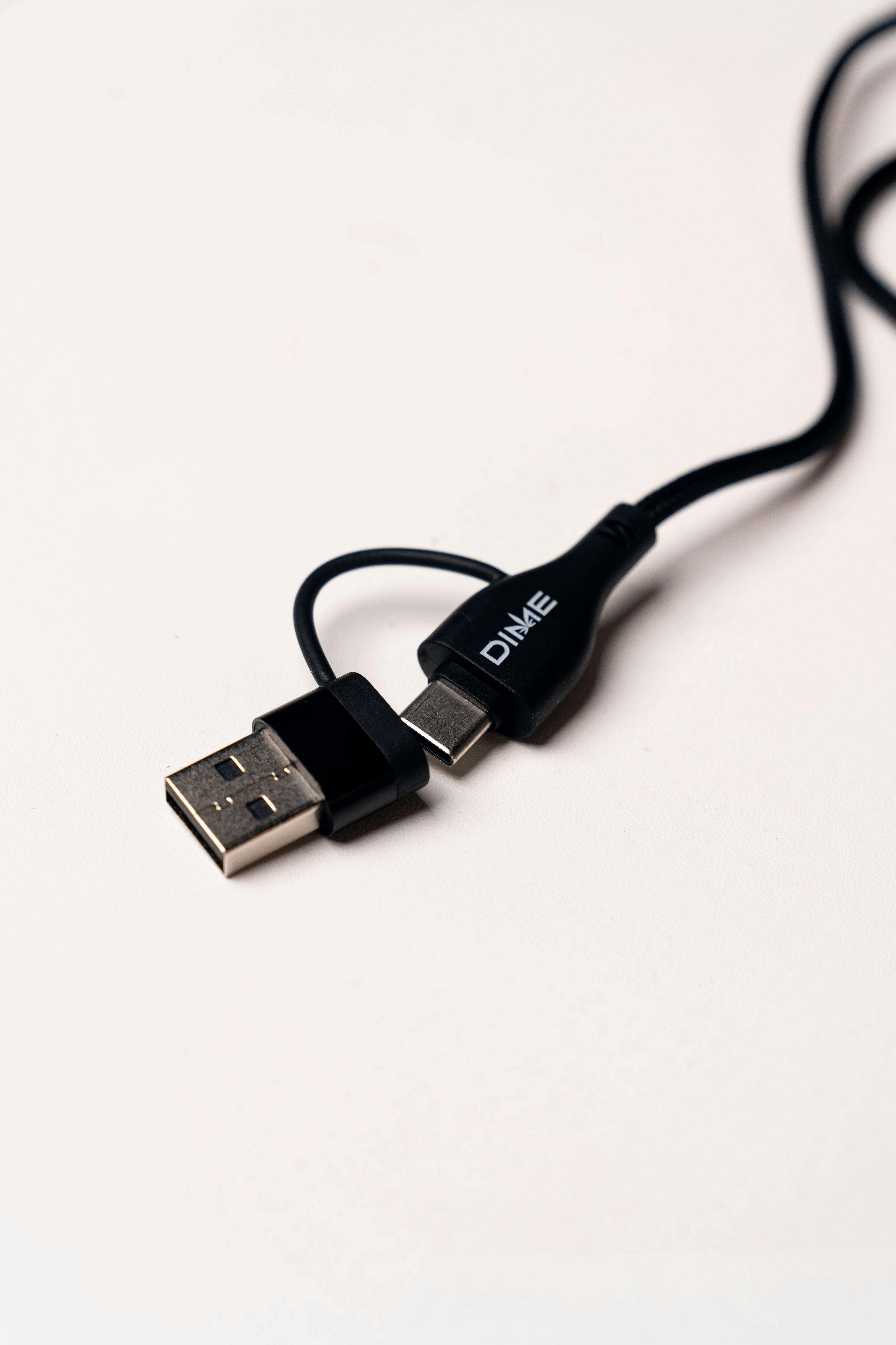 Dime Industries - Fast Charging USB-C Cable 3ft - 1