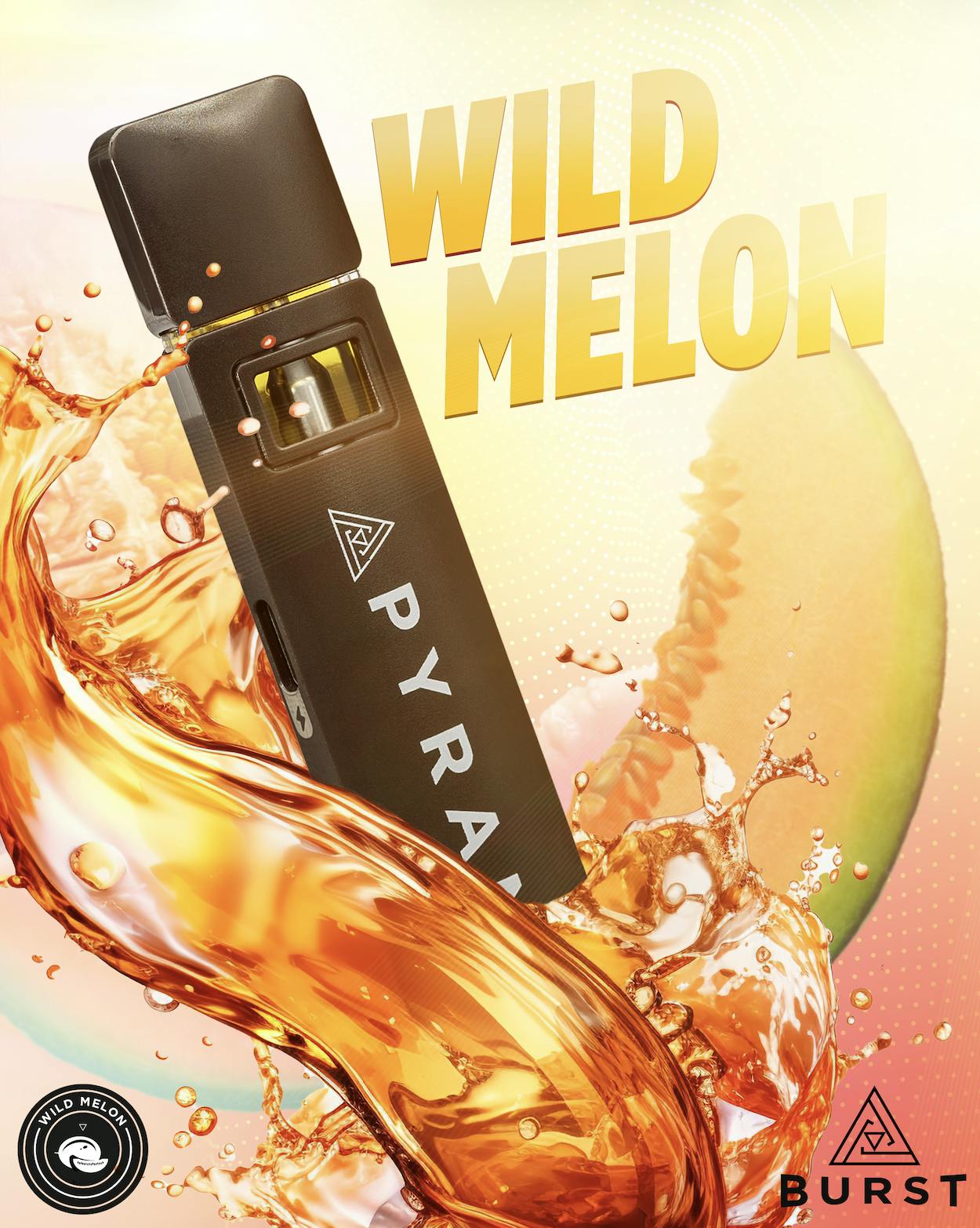 Pyramid - Wild Melon | Burst Disposable | 2g - 1