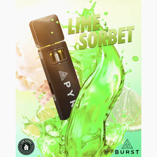 Pyramid - Lime Sorbet | Burst Disposable | 2g - 1