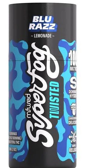 Super Fog by MFused - TWISTED Blue Razz | 100mg | 2oz - 1