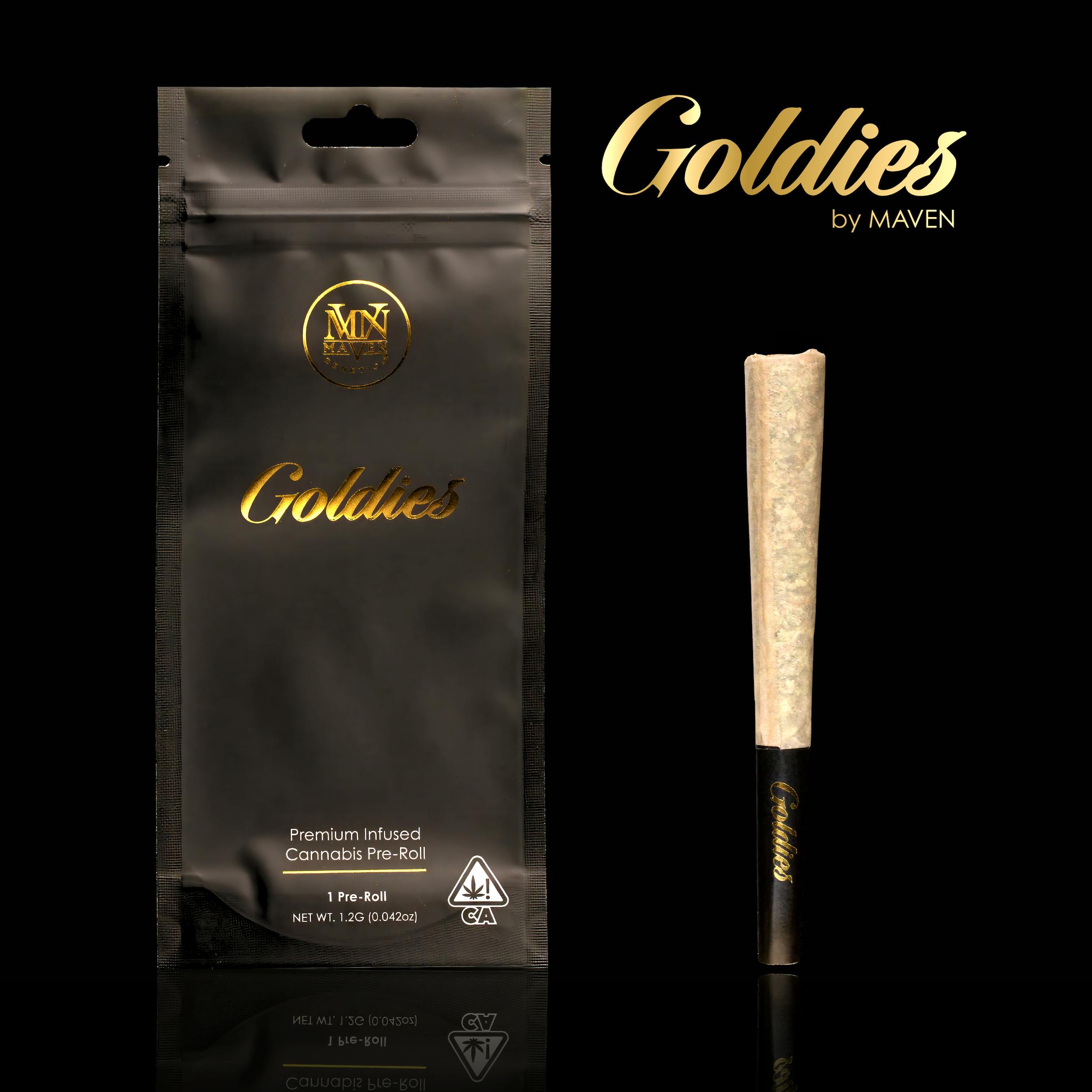 Maven Genetics - Black Lotus Goldies Single Infused Pre-Roll [1.2g] - 1
