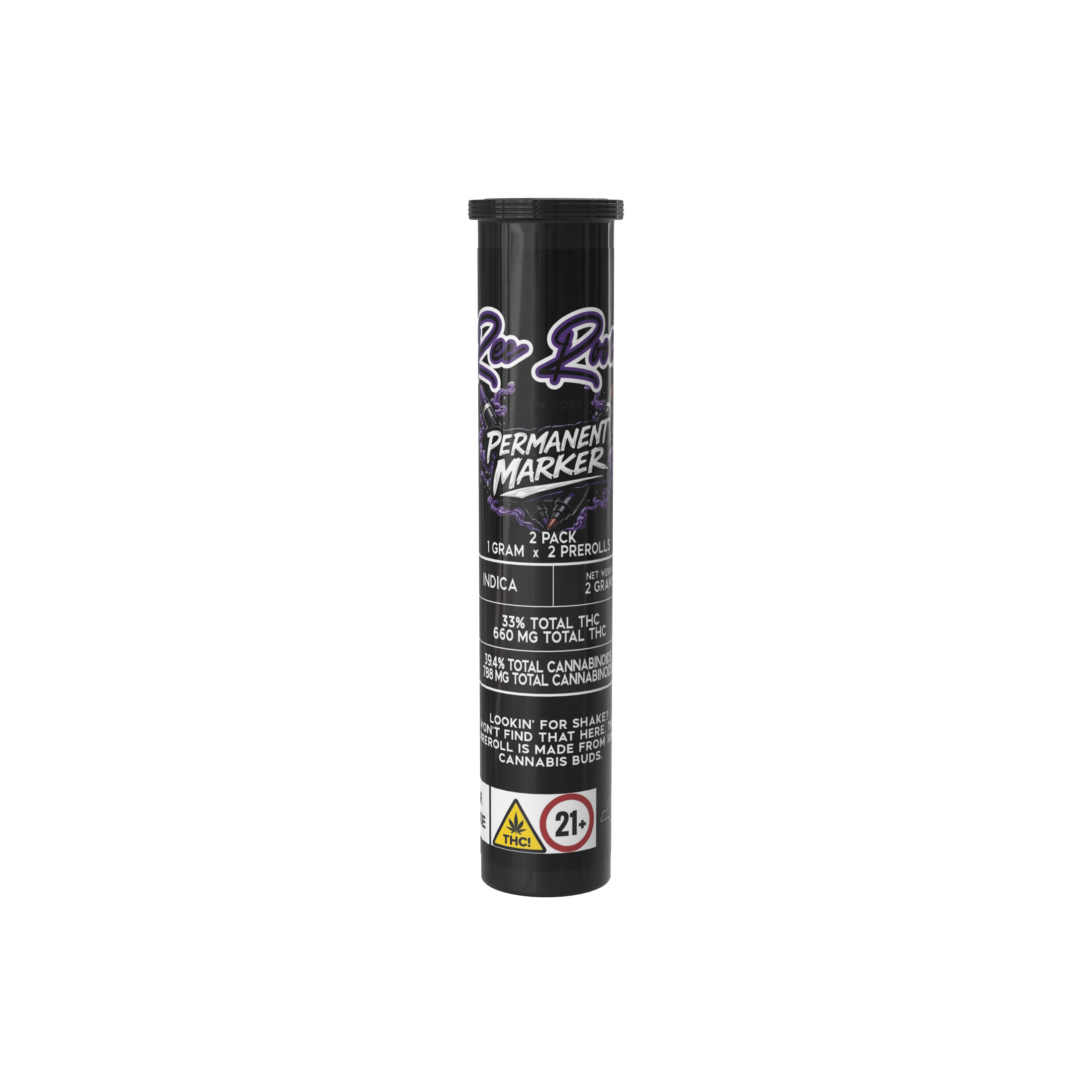 Rec Roots - Permanent Marker | Joints | 1g each | 2pk - 1