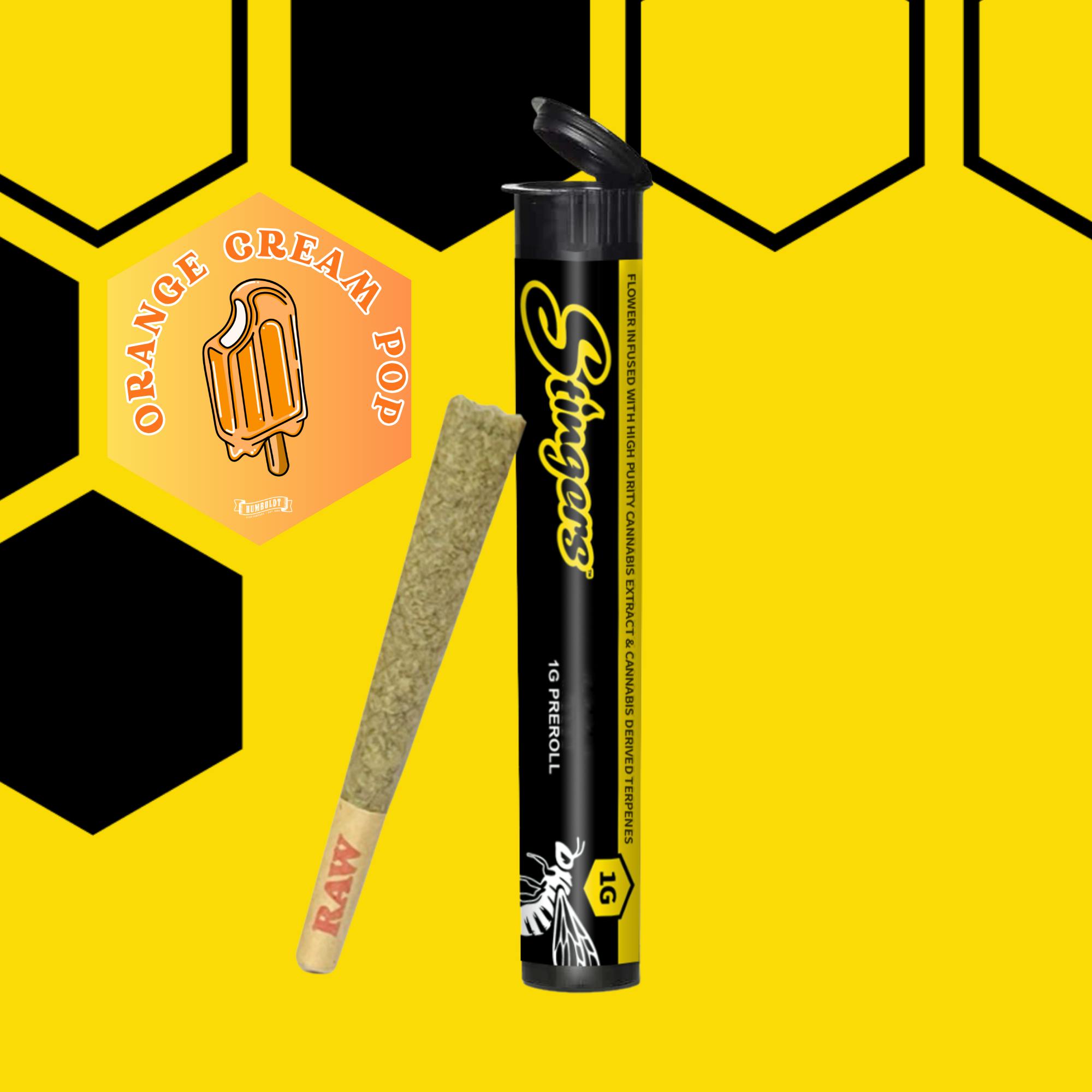 Stingers - Brand - Orange Cream Pop | Infused Joint | 1g - 1