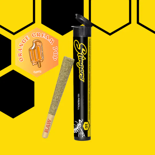 Stingers - Brand - Orange Cream Pop | Infused Joint | 1g - 1