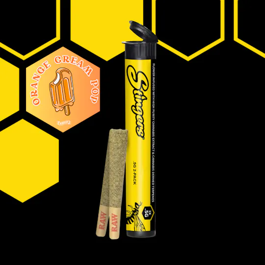 Stingers - Brand - Orange Cream Pop | Infused Minis | 0.5g each | 2pk - 1