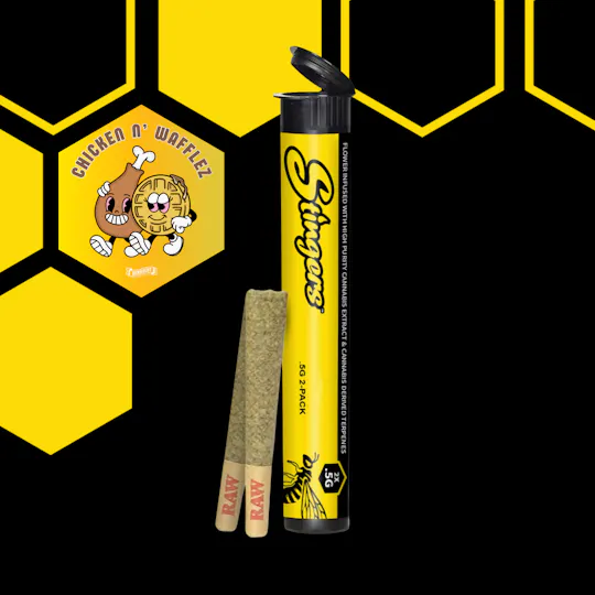 Stingers - Brand - Chicken N Waffles | Infused Minis | 0.5g each | 2pk - 1