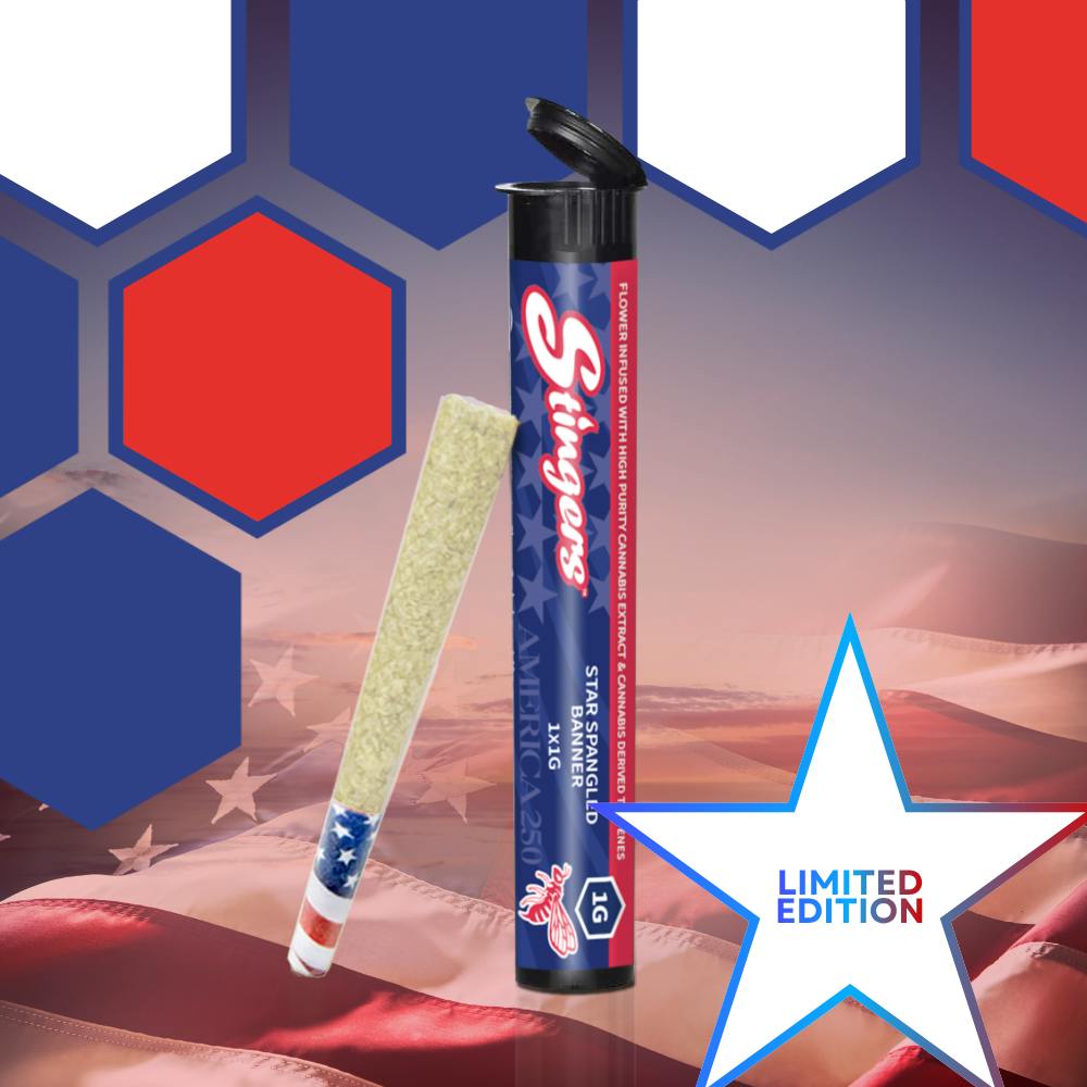Stingers - Brand - Star Spangled Banner | Infused Joint | 1g - 1