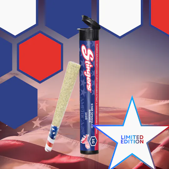 Stingers - Brand - Star Spangled Banner | Infused Joint | 1g - 1