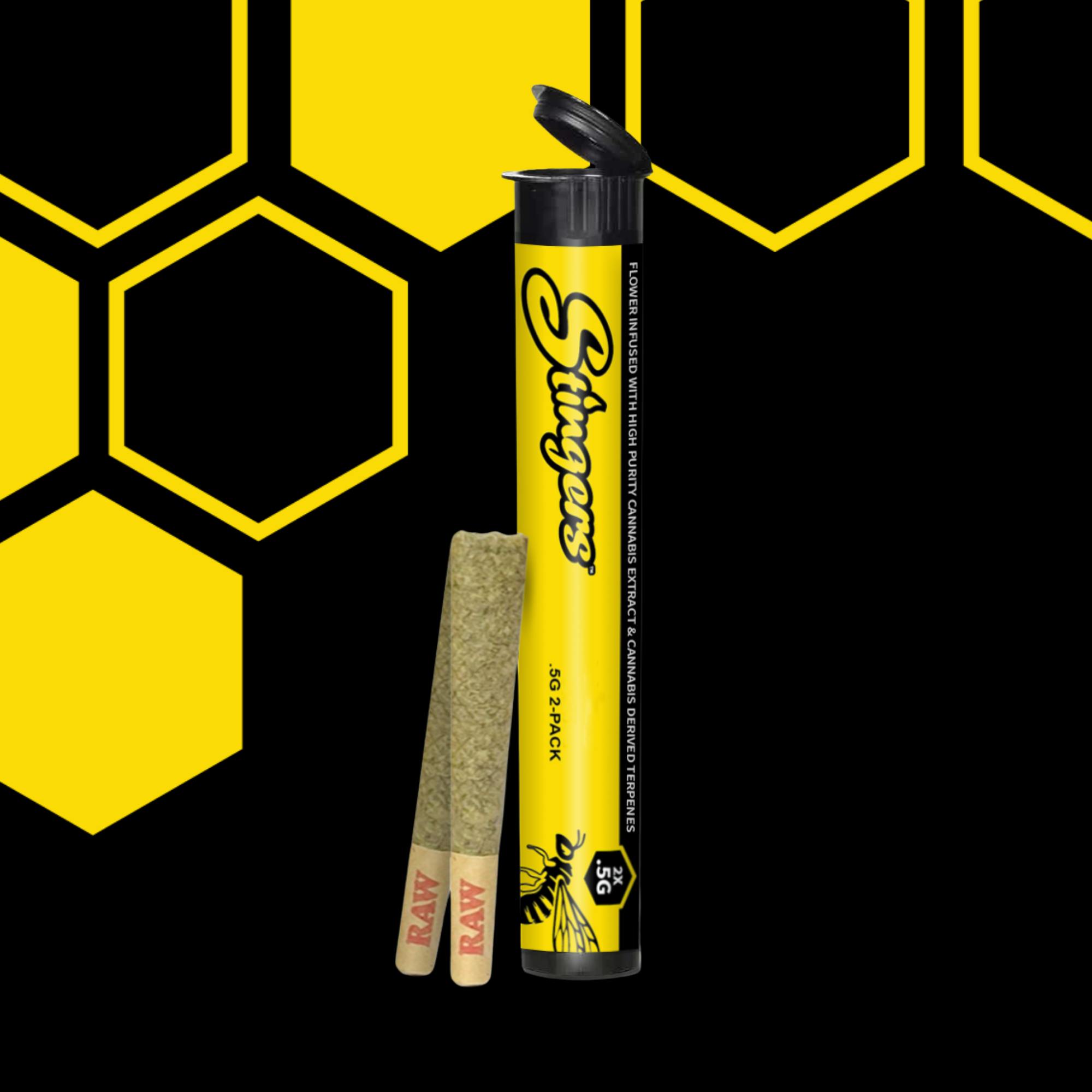 Stingers - Brand - Durban Poison | Infused Minis | 0.5g each | 2pk - 1