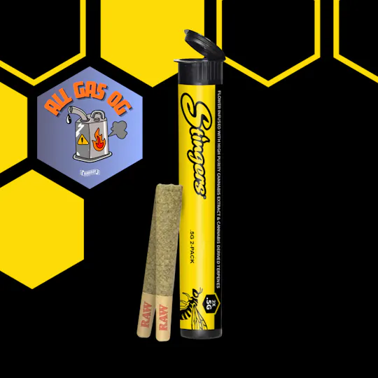 Stingers - Brand - All Gas OG | Infused Minis | 0.5g each | 2pk - 1
