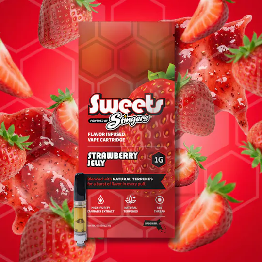 Stingers - Brand - Strawberry Kush | 510 Cartridge | 1g - 1