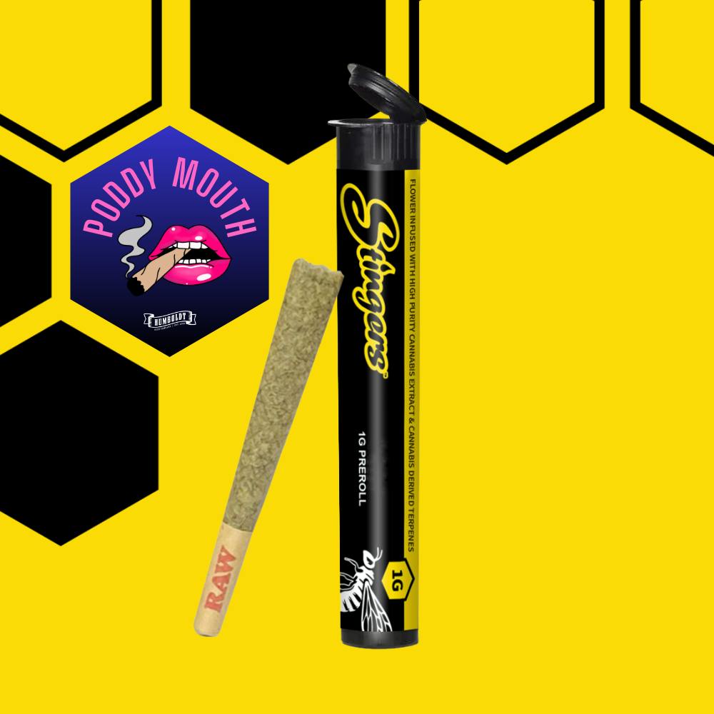 Stingers - Brand - Poddy Mouth | Infused Joint | 1g - 1