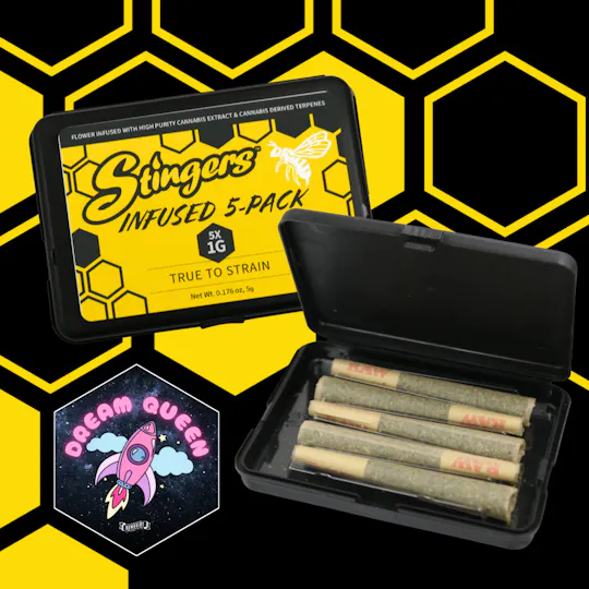 Stingers - Brand - Dream Queen | Infused Joints | 1g each | 5pk - 1