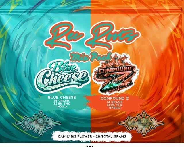 Rec Roots - Blue Cheese + Compound Z | Big Buds | 14g ea | 2pk - 1