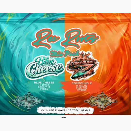 Rec Roots - Blue Cheese + Compound Z | Big Buds | 14g ea | 2pk - 1
