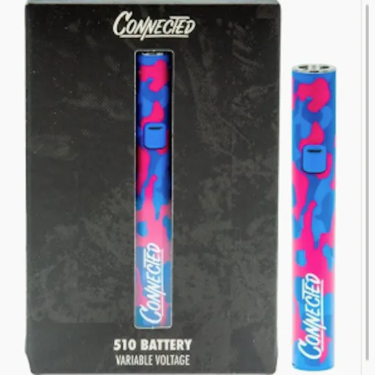 Connected Cannabis Co. - 510 Battery - Blue/Pink Camo - 1