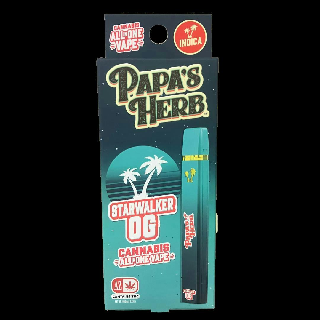 Papa's Herb - Starwalker OG | Distillate Disposable | 1g - 1
