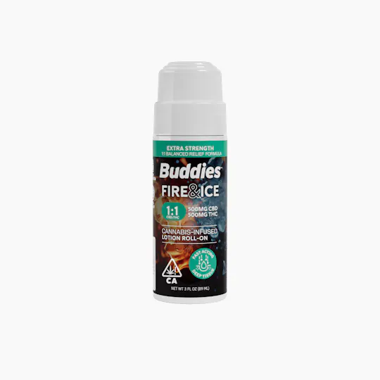 Buddies Brand - 1:1 Fire & Ice Extra | Balms | CBD:THC 500mg:500mg - 1