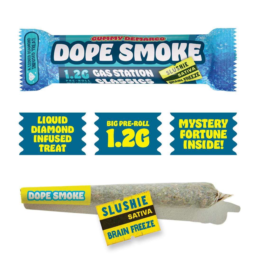 Gummy Demarco - DOPE SMOKE | Slushie | Liquid Diamond Infused Joint | 1.2G - 1