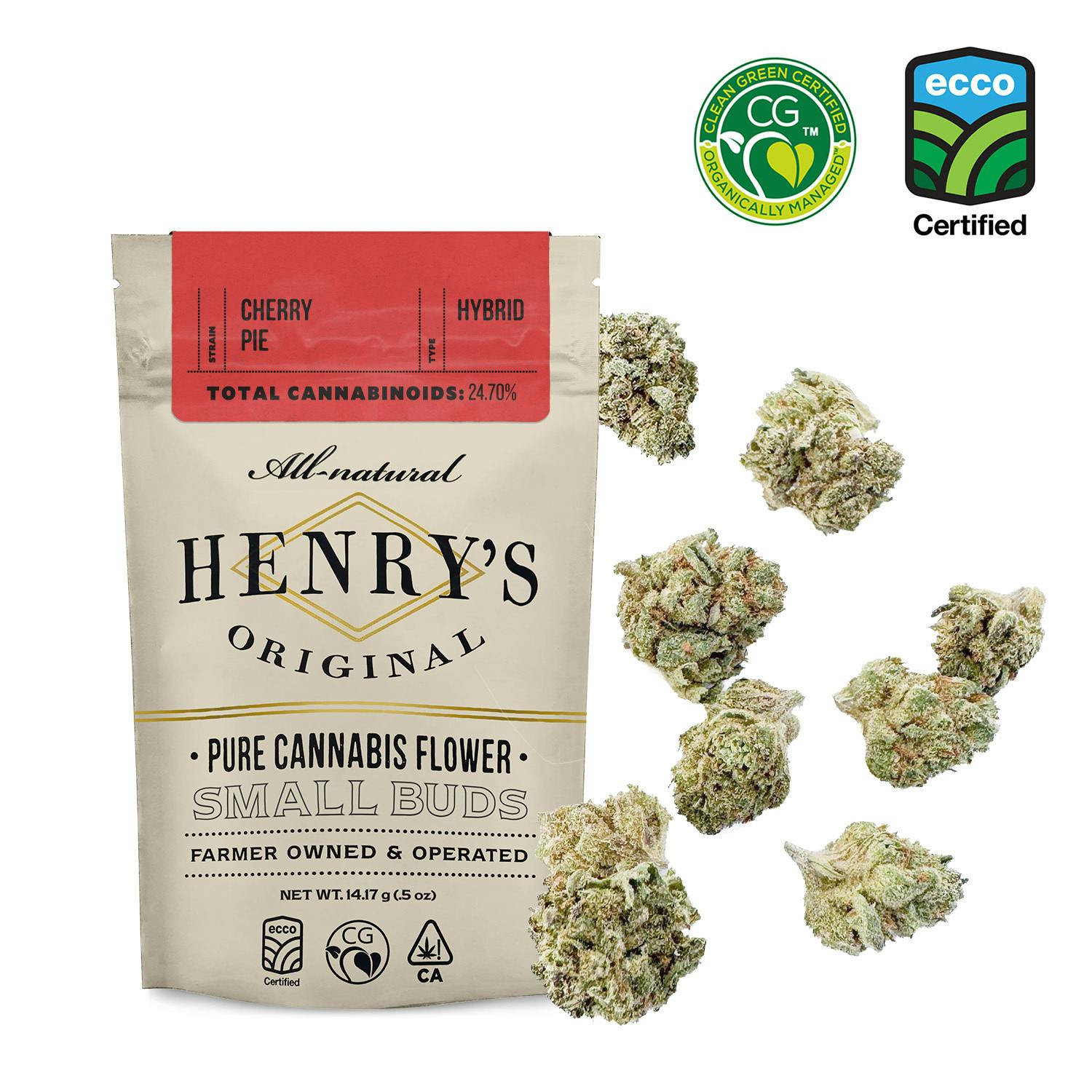 Henry's Original - Henry's Original | Cherry Pie | Pouch Small Buds | 14g - 1