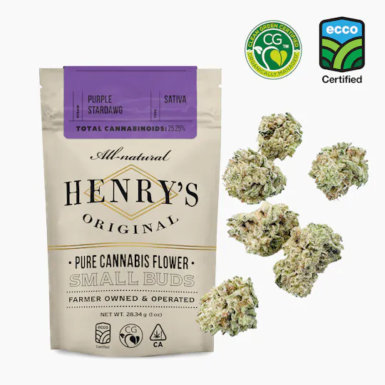 Henry's Original - Henry's Original | Master Kush | Pouch Small Buds | 28g - 1