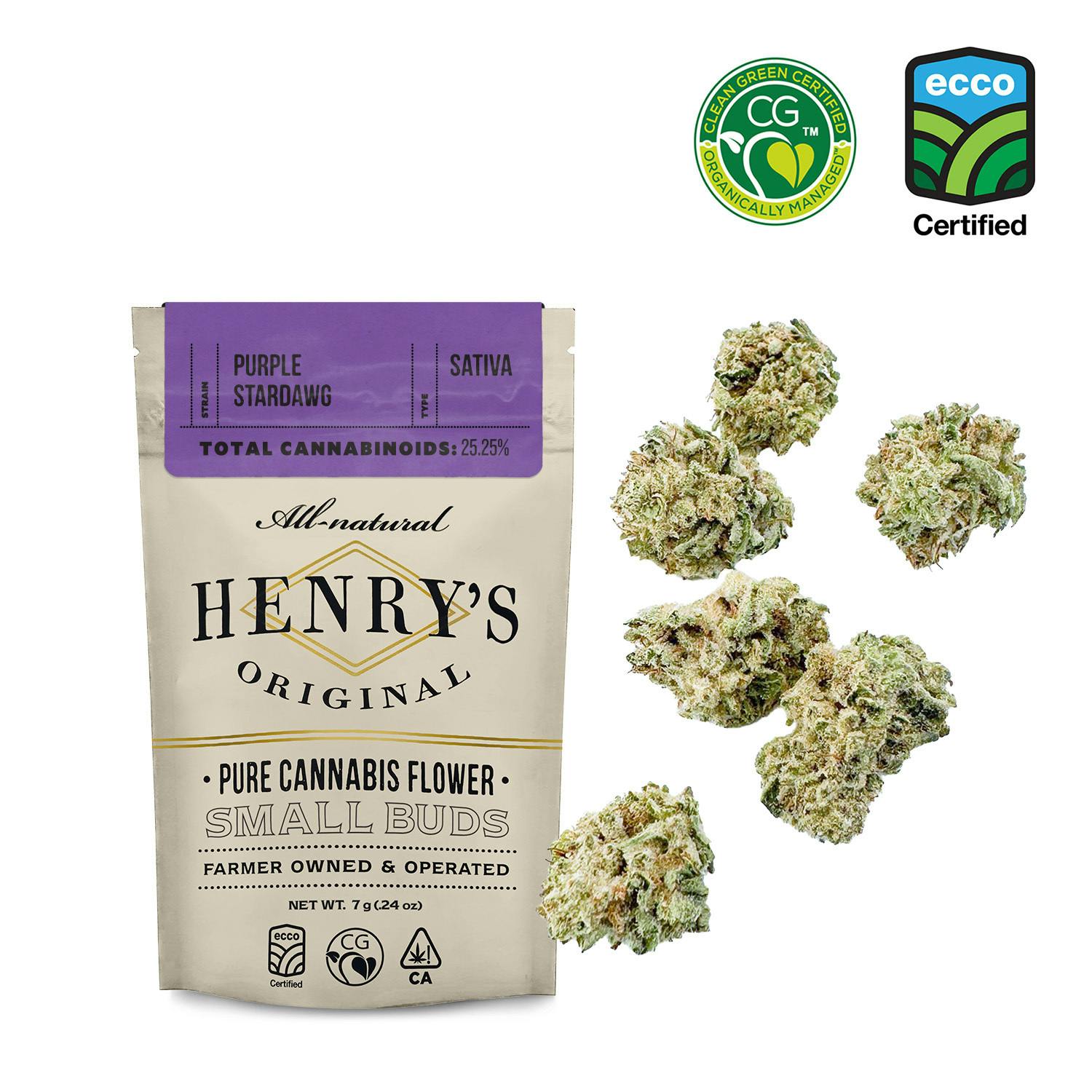 Henry's Original - Henry's Original | Master Kush | Pouch Small Buds | 7g - 1
