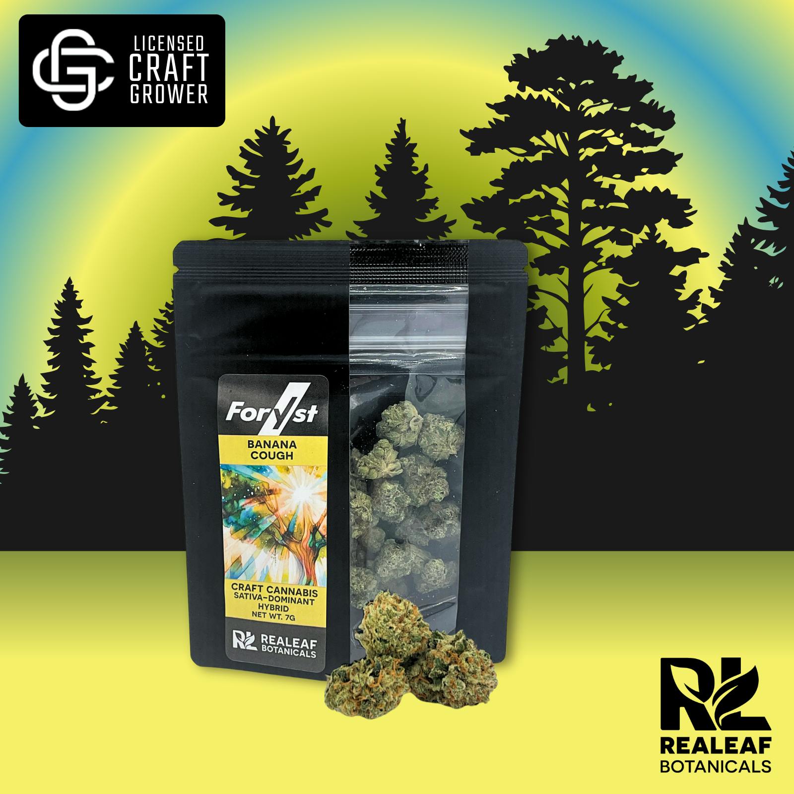Realeaf Botanicals - Banana Cough Foryst Flower 7g - 1