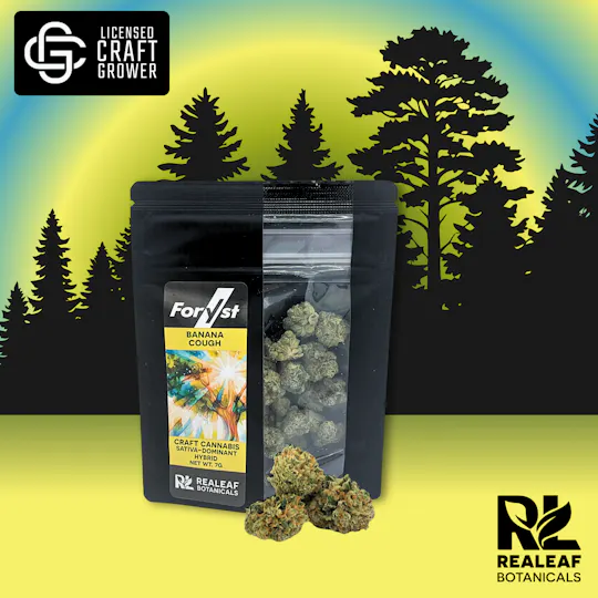 Realeaf Botanicals - Banana Cough Foryst Flower 7g - 1