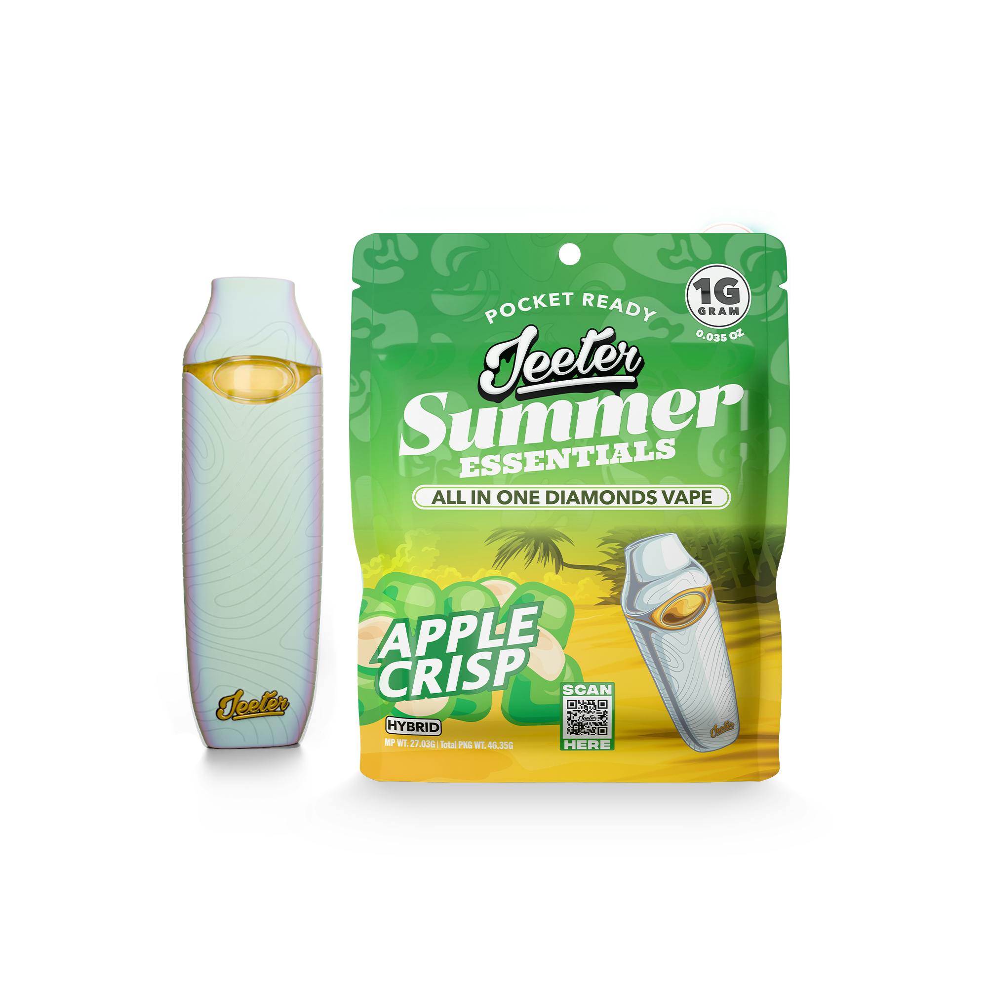 Jeeter - Jeeter | Apple Crisp | Summer Essentials All-In-One Vape | 1g - 1