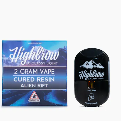 Highbrow | Alien Rift | Cured Resin | 2g Dispsoable Vape