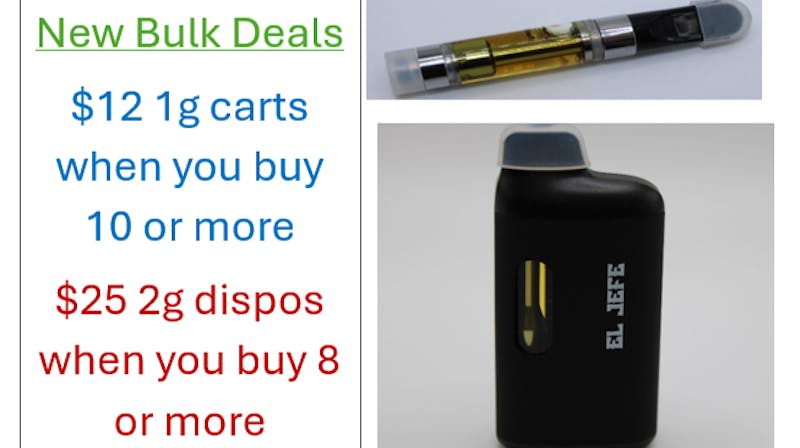 Ridankulous Alamogordo Bulk Cart and Dispo Deals!