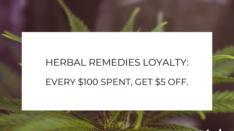 Herbal Remedies Loyalty Program