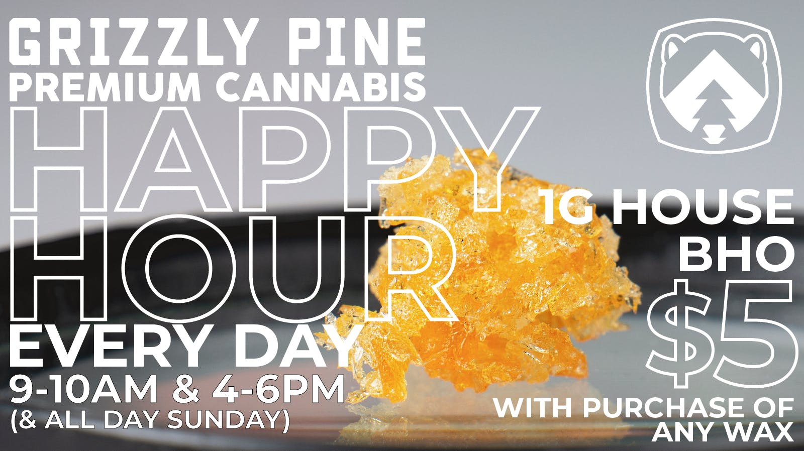 Grizzly Pine - Whitefish Wax Happy Hour