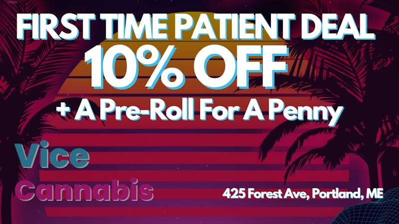 Vice Cannabis Dispensary - Forest Ave. First Time Patient Discount