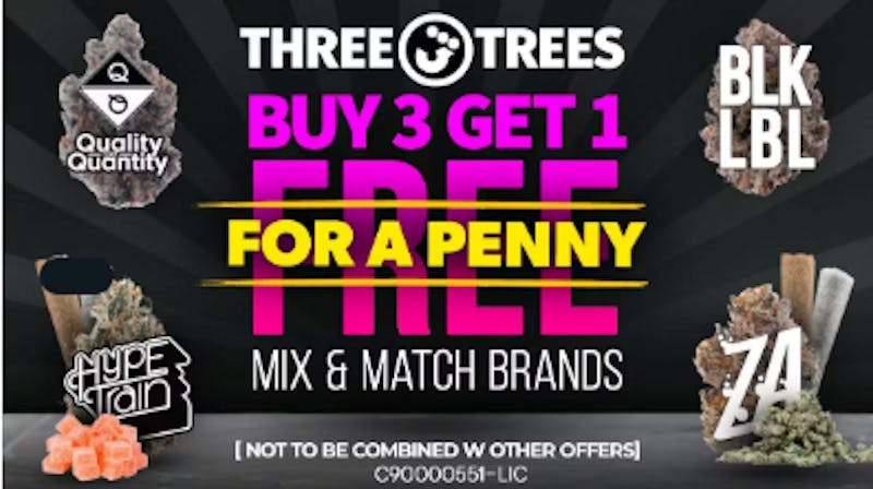 Three Trees - Livermore B3G1 Free (Almost), Mix N Match
