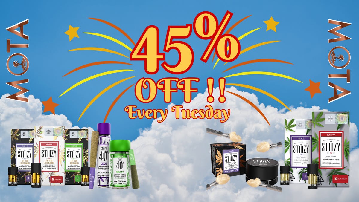 MOTA (Medicine Of The Angels) STIIIZY 45% OFF TUESDAY!!