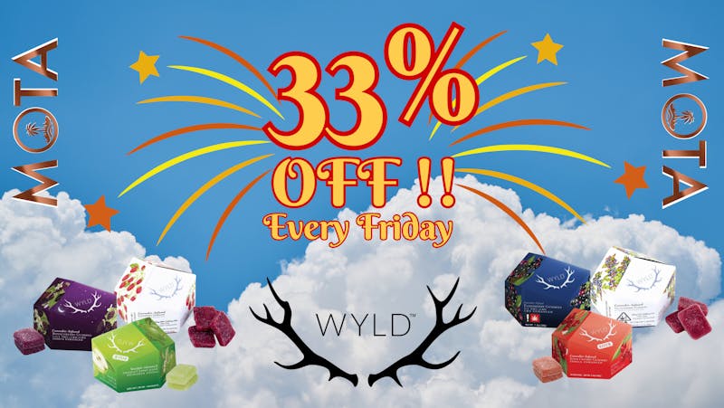 MOTA (Medicine Of The Angels) WYLD 33% OFF EVERY FRIDAY