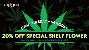 Star Buds Baltimore 20% off Special shelf flower