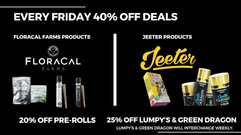 Higher Level - Greenfield 40% OFF FLORACAL & JEETER