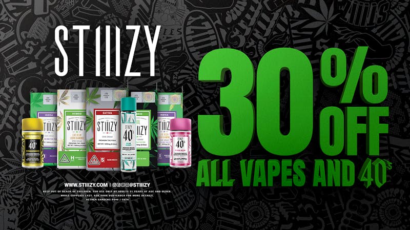 Jade Cannabis Co. - Sky Pointe STIIIZY 30% off