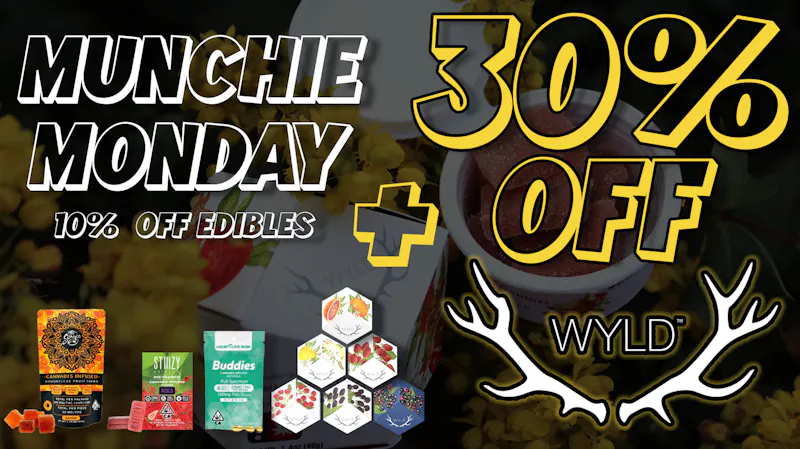 The Source 30% OFF WYLD on Munchie Monday!